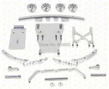 Baja upgraded parts 5T 5SC CNC Alloy Front Bumper  set 2024 - buy cheap