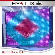 Free Shipping Fireproof LED Vision Curtain 2024 - buy cheap