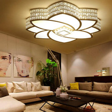 New Lotus LED Ceiling Light Modern Simple Flower Shaped Living Room Light Iron Crystal Room Light LED lighting fixture led lamp 2024 - buy cheap