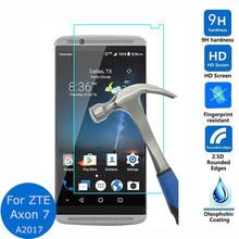 Para zte axon 7 a2017 protetor de tela de vidro temperado 9h 2.5d película protetora para zte axon 7 a2017 pelicula de vidro guarda 2024 - compre barato