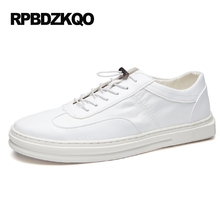 2021 Lace Up Skate Boys Breathable Hollow Out Shoes Men Comfort White Hip Hop Elevator Casual Platform Popular Fashion Hot Sale 2024 - buy cheap