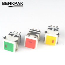 Self-lock&Momentary push button switch with lamp DC3V 2024 - buy cheap