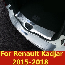threshold Article Welcome pedal Rear Guard Tailgate decoration Bright strip car styling For Renault Kadjar 2015-2018 2024 - buy cheap