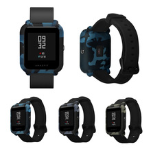 Soft Silicone Protector For Amazfit Bip Watch Camouflage Case Cover Protective Frame For Xiaomi Huami Amazfit Bip Protect Shell 2024 - buy cheap
