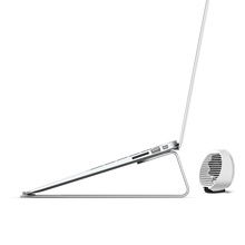 Охлаждающие подставки для ноутбуков, Алюминиевая Подставка для ноутбука с вентилятором USB, охлаждающий вентилятор для настольного компьютера, охлаждающий держатель для ноутбука MacBook Air Pro 11-15,6 дюйма 2024 - купить недорого
