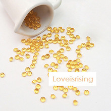 Frete grátis-10000 peças = 1 lote 4.5mm (1/3 quilate) confete de diamante amarelo braço de casamento dispersor de mesa-recém-chegado 2024 - compre barato