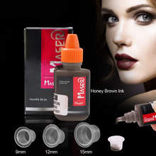 Tattoo Inks Kit with Ink Cups Pigment Plant Extracts Permanent Makeup Microblading Eyebrow Beauty Tools Supplies Paint Non-toxic 2024 - buy cheap