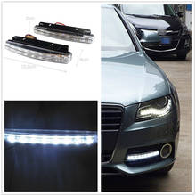 2pcs 8 LED Euro Daytime Running Light DRL Daylight Fog Lamp Day Lights Car Styling Fit For Audi BMW VW Ford Car Accessories 2024 - buy cheap