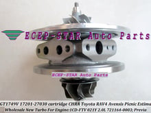 Cartucho de Turbo CHRA GT1749V 721164-0003 17201-27030 721164 Turbocharger Para TOYOTA Avensis Previa Estima RAV4 021Y 1CD-FTV 2.0L 2024 - compre barato