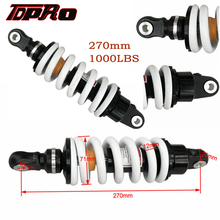 TDPRO Off-Road Moto Shock Absorber Motorcycle Spring Suspension Alloy Rear Shocks Eliminator Absorbers 1000LBS 270mm Trail Bike 2024 - buy cheap