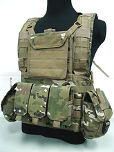 Airsoft Molle Canteen Hydration Combat RRV Vest Multicam MC 2024 - buy cheap