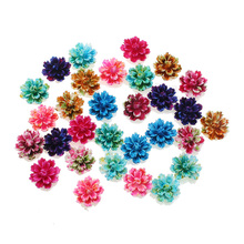 50Pcs 12x13mm Resin Flowers Crafts Decorations Flatback Cabochon Scrapbooking For Embellishment Nail Stickers Accessories 2024 - buy cheap