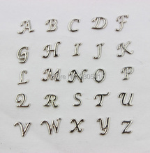 260pcs Silver A-Z Alphabet Letter Floating Charm Initial Charm Pendants For Floating Locket DIY Charm 2024 - buy cheap