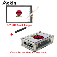 Screen For Raspberry Pi 3.5" Touch Screen LCD Display Monitor with Transparent Acrylic Case Stylus for Raspberry Pi 3 2 Model B 2024 - buy cheap