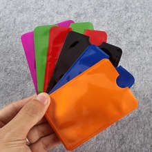 6Pcs Colors/Bag Anti Rfid Wallet Blocking Reader Lock Bank Card Holder Protection Metal Credit All Peopl CardHolder Aluminium 2024 - buy cheap