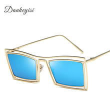 DANKEYISI Cool Fashion Óculos De Sol Mulheres Unsex Óculos De Sol de Marca Mulheres do Desenhador Óculos De Sol Oco Out UV400 Óculos de Sol Eyewear 2024 - compre barato