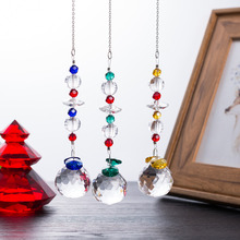 Forma de Borboleta de Metal Colorido Lâmpada Íris Prismas Nêspera Suncatcher Lustre De Cristais de Vidro Da Árvore de Natal Pingente Para Casa 2024 - compre barato