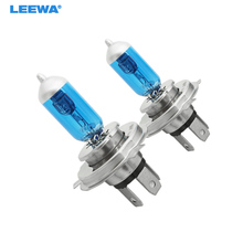LEEWA 2pcs Car H4 55W/100W 12V White FogLights HalogenBulb Car Headlights Lamp Car Headlight Bulbs #CA2030 2024 - buy cheap