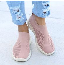 Women Shoes Plus Size 43 Women Sneakers Slip On Sock Shoes Woman Spring Summer Flats Casual Ladies Shoes Tenis Feminino WSH3310 2024 - buy cheap