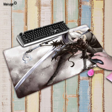 Mairuige 90x40cm Speed Large Mouse Pad Mat Washable Gaming Big Mousepad Desk Cushion NieR Automata Keyboard Shop Gift Prize 2024 - buy cheap