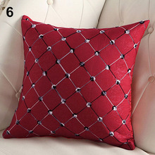 Home Bed Multicolored Plaids Throw Pillow Case Square Cushion 6QDW 2024 - buy cheap