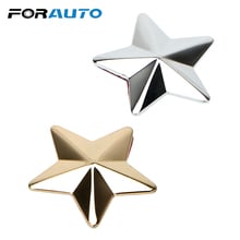 FORAUTO 3D Star Car Stickers and Decals Metal Badge Auto Sticker Car-styling Universal Personalized 2024 - buy cheap