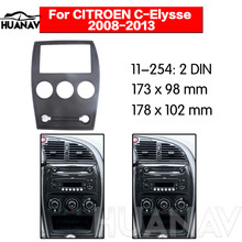 HUANAV auto Radio estéreo Instalación de adaptador fascia para 2008-2013 Citroen Elysee 2DIN grabadora de Radio de Audio Fascias 2024 - compra barato