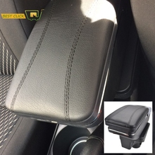 Misima For Russian Kia Rio 4 Arm Rest 2017 - 2018 YB X-Line Center Leather Black Armrest Box Tray 2024 - buy cheap