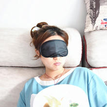 Antifaz de poliéster transpirable mascarilla para dormir portátil viaje descanso dormir ayuda máscara de ojos cubierta parche de ojo máscara de dormir 2024 - compra barato