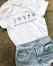 Забавные женские модные гранж-футболки с позитивными мыслями, из чистого хлопка, для девушек, в уличном стиле, с цитатами, хипстерские футболки, винтажные топы с графическим рисунком 2024 - купить недорого