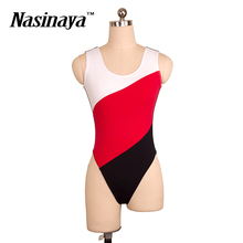 Woman Girls shaping Fitness Gymnastics Wear Leotard Sleeveless Ballet Dance Costume Color Matching Adult Training Clothes Basic 2024 - buy cheap