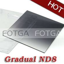 Fotga Square Gradual ND8 Grey Color Filter For digital Camera Grey pitch with box 2024 - buy cheap