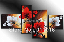 Hand-painted Oil Wall Art Sparks Flowers Dancing Home Decoration Abstract Landscape Oil Painting On Canvas Mixorde Pictures 2024 - buy cheap