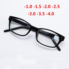 Квадратные очки с заклепками, очки для близорукости для женщин и мужчин, оправа для ПК, очки для коротких глаз-1,0-1,5-2,0-2,5-3,0-3,5-4,0 2024 - купить недорого