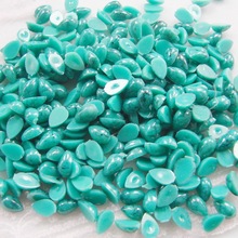 1000pcs Blue/Green/Red/White 4*6mm Half Teardrop Flatback Turquoise Beads Gems For Sewing Craft Decoration DIY Beadsn 2024 - buy cheap