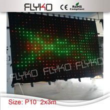 p10 2x3m new product rgb flexible led screen curtain 2024 - buy cheap