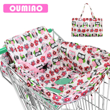 WATERPROOF 2-in-1 Baby Shopping cart Cover shopping bag Baby Shopping trolley Cushion Pad High Chair Cover for Baby 2024 - buy cheap