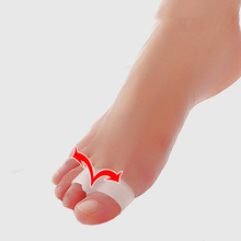 Herramienta de cuidado de los pies, 1 par de separadores de dedo, soporte para dedo, Hallux Valgus 2024 - compra barato