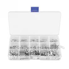 700Pcs 14 Values 10-22 AWG Non-insulated Ferrule Copper Terminals Assortment Kit for Wire Cable 2024 - buy cheap