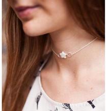 na076 2018 Hot natural five-pointed star-shell Chokers necklace exquisite Female charm clavicle necklace 2024 - buy cheap
