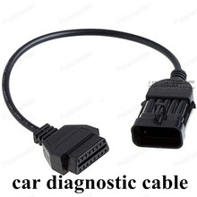 Lowest Price Car scanner Diagnostic cables for OPEL 10pin to 16pin OBD2 cable test adapter Top-Rated Best Quality for sale 2024 - buy cheap