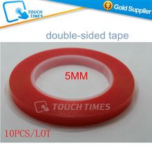 10 Rolos de 5mm * 25 m Red Alta Resistência Acrílico Gel Adesiva Dupla Face Fita/Fita Adesiva Adesivo para a Tela LCD Telefone 2024 - compre barato