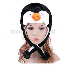 1PC Cartoon Animal Penguin Mascot Plush Warm Cap Hat Warmer New -Y107 2024 - buy cheap