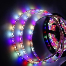 SK6812-RGBW(warm white) DC5V led addressable strip;60leds/m with 60pixels/m;waterproof in silicon coating;4m long;WHITE PCB 2024 - buy cheap