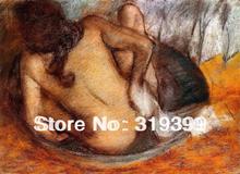 Oil Painting Reproduction on Linen Canvas,Nude in a Tub by edgar degas ,Free DHL Shipping,100% handmade,Museum quality 2024 - buy cheap