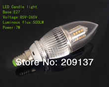 New Model 30pcs/lot E14 E27 85-265v led candle lamp, warm white e14 led candle , AC220v candle e14 led, dhl free shipping 2024 - buy cheap