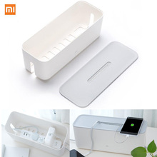 Xiaomi-caja de almacenamiento Original con orificios de refrigeración, caja de almacenamiento con aislamiento de polvo, enchufe, Base de acabado, herramientas de almacenamiento para el hogar 2024 - compra barato