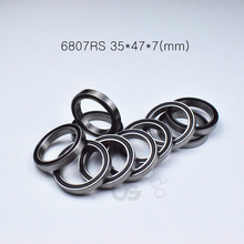 6807RS 35*47*7 (mm) 10 peças rolamento ABEC-5 10 pçs/lote Rubber sealed bearing 6807 rolamentos 6807RS 2024 - compre barato