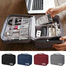 Travel Cable Bag Portable Digital USB Gadget Organizer Charger Wires Cosmetic Zipper Storage Pouch kit Case Accessories Supplies 2024 - buy cheap