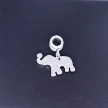 Metal Alloy Greek Sorority DST Delta Elephant Charms With Beads For Fortitude Jewelry Making Accessory 2024 - buy cheap